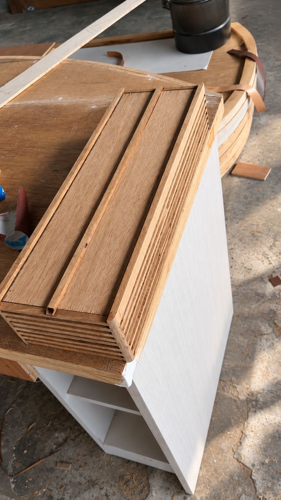 Proses pembuatan mebel custom, dokumentasi foto 1.