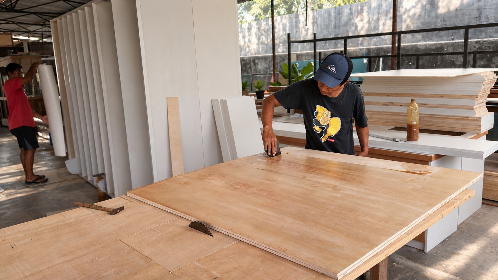 Proses pembuatan mebel custom, dokumentasi foto 8.