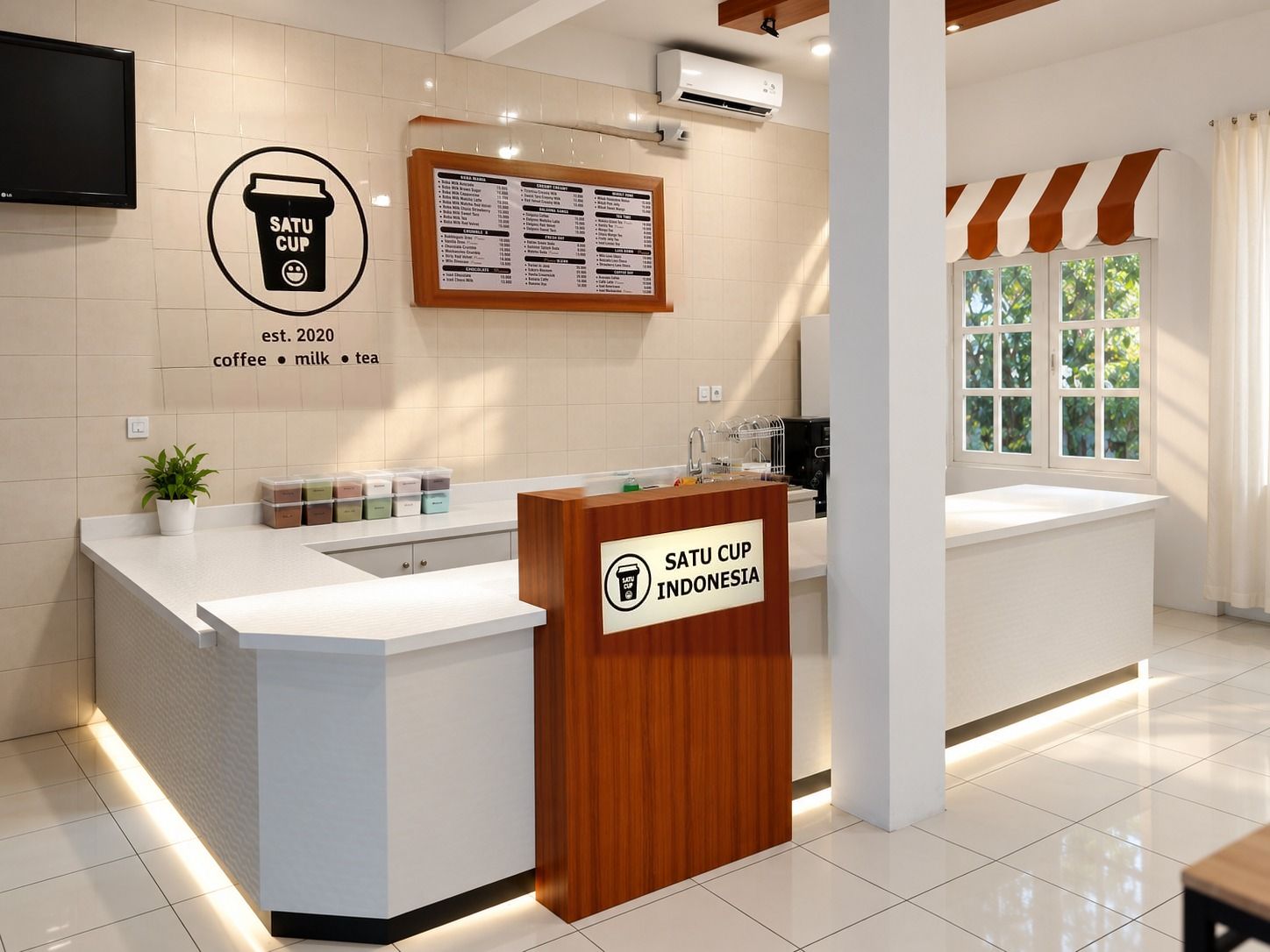 Ragam counter untuk ruang usaha, dokumentasi foto 3.