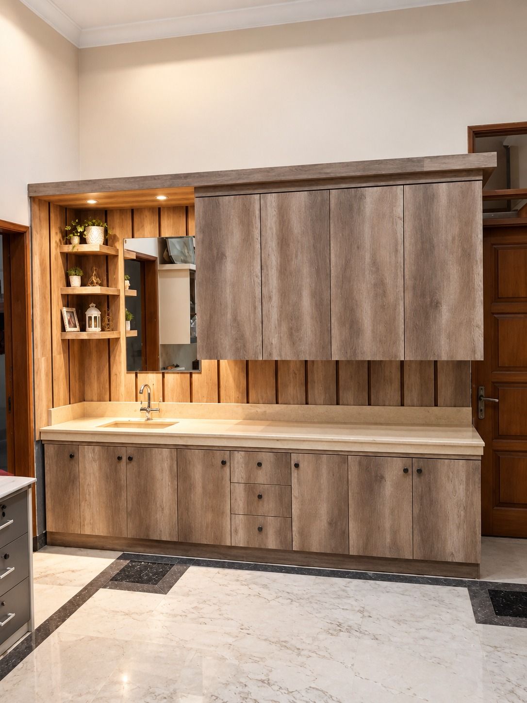 Ragam panel dan partisi interior, dokumentasi foto 2.