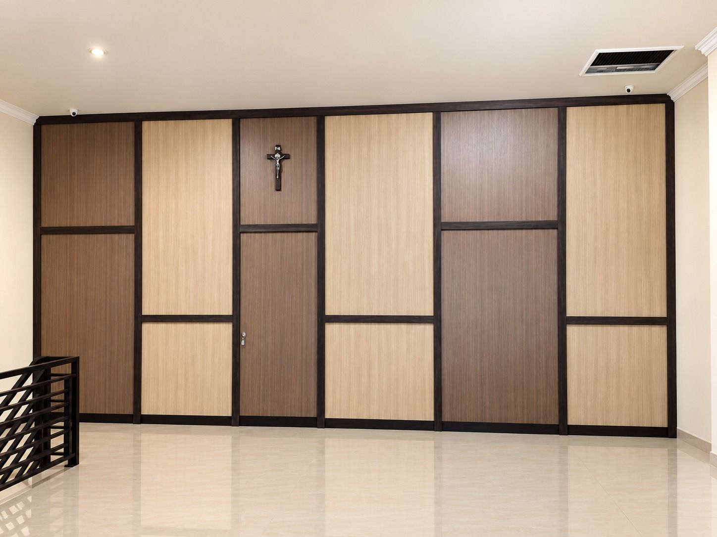 Ragam panel dan partisi interior, dokumentasi foto 3.