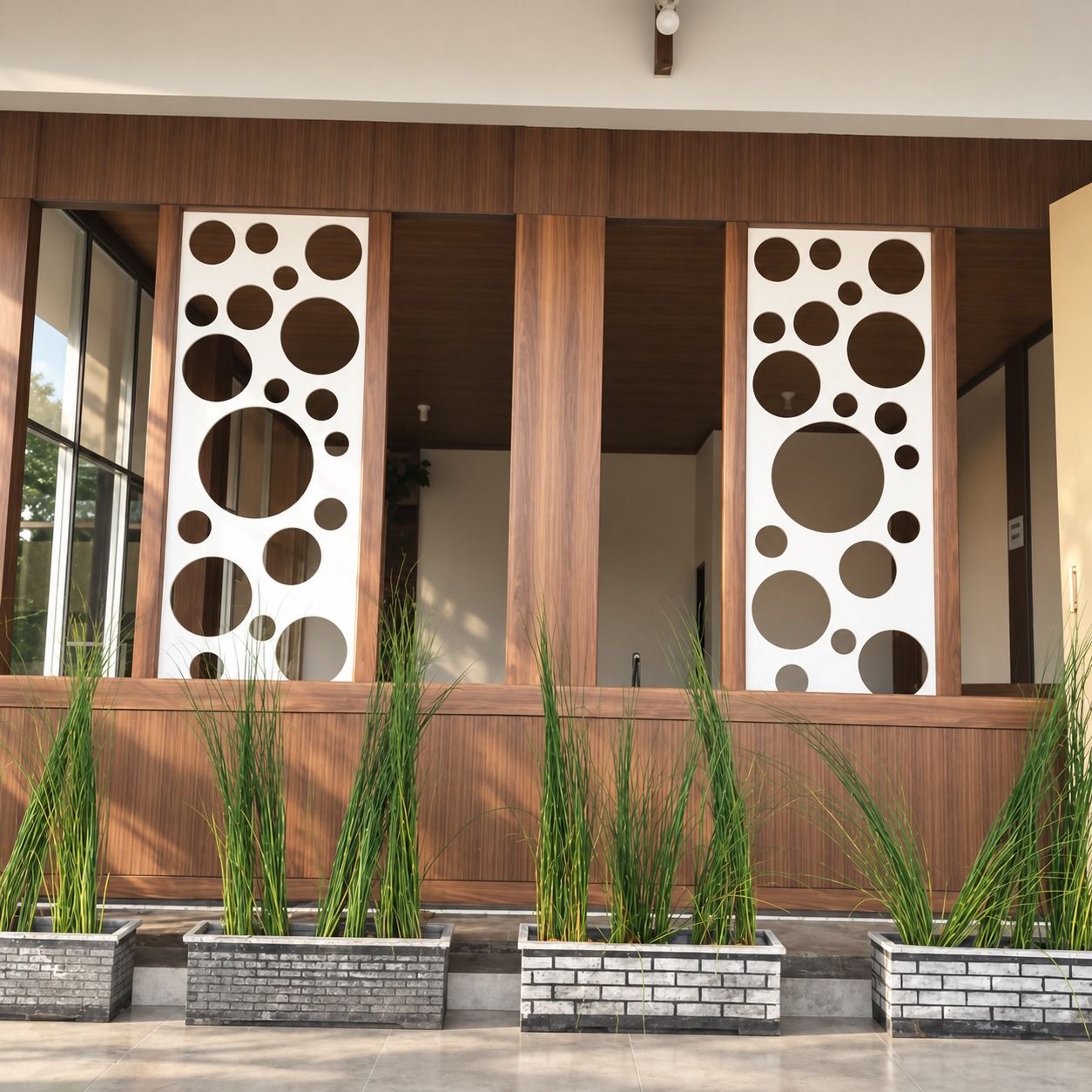Ragam panel dan partisi interior, dokumentasi foto 4.