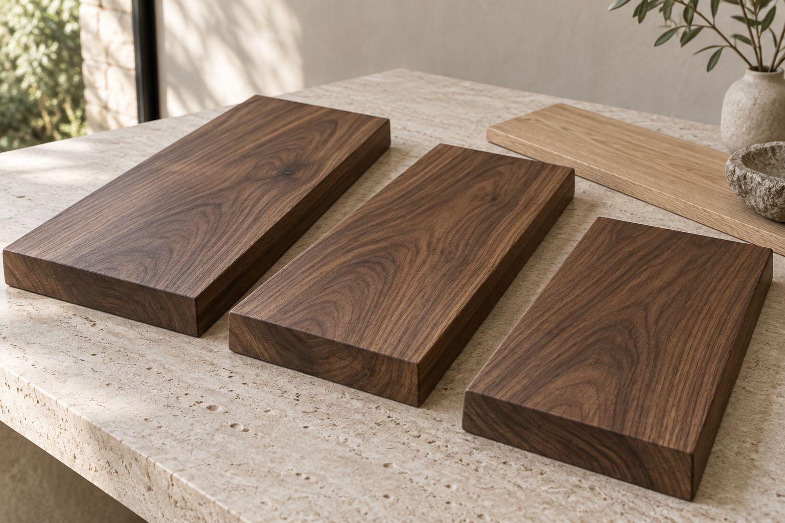 Ilustrasi kayu solid